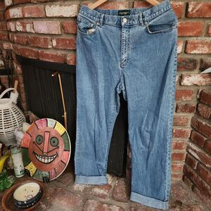 Vintage Lauren Jeans Co Ralph Lauren Size 10 High Rise Straight Leg Jeans